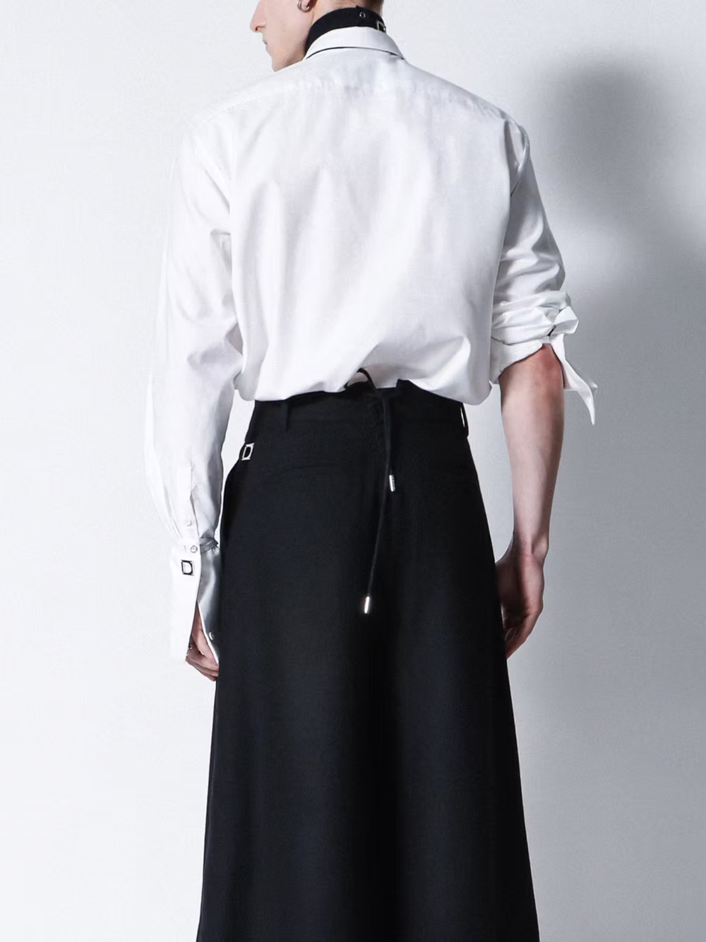 White Cotton Long Shirt
