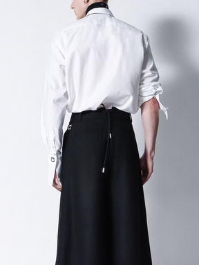 White Cotton Long Shirt