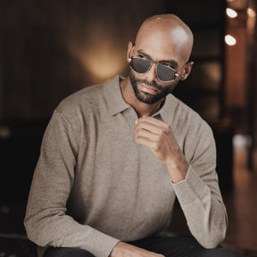 Five-O Sunglasses with Havana Frame