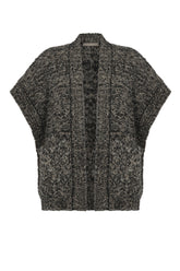 Elaine Poncho | Black Melange