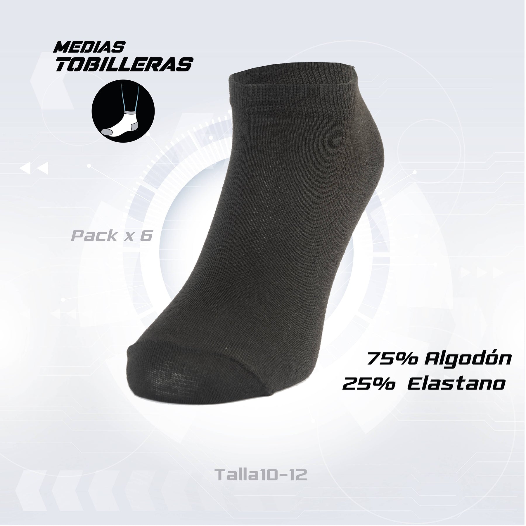 PACK DE 3 MEDIAS TOBILLERAS