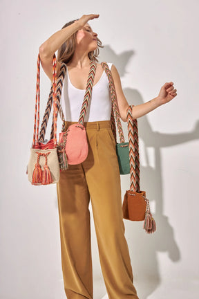 Beige Mini Wayuu Bag