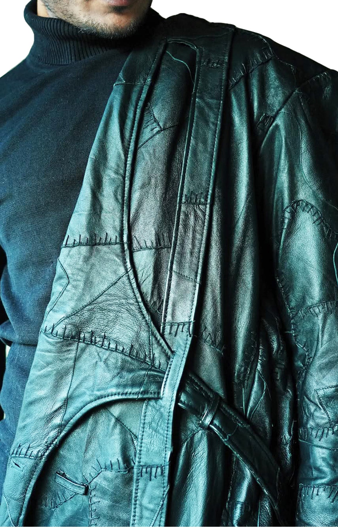 Unisex Genuine Leather Jacket Coat