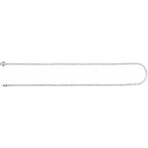 7 1/4 CT Lab-Grown Diamond Line 16" Necklace in 14K Gold