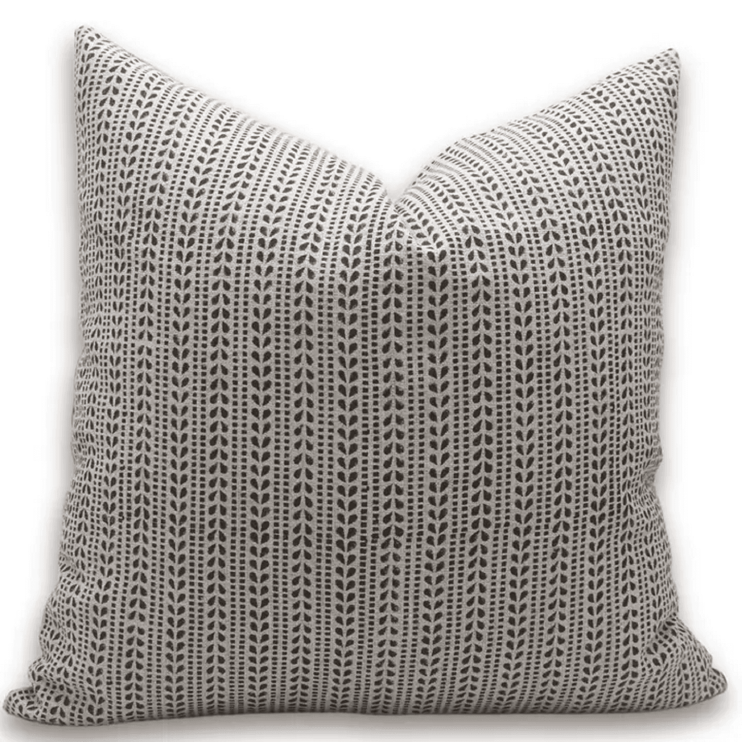 Classic Block Printed Thick Linen Pillow Cover -Ratanbel