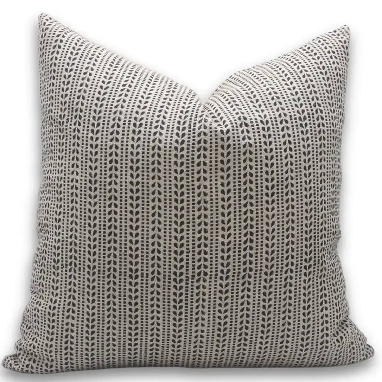 Classic Block Printed Thick Linen Pillow Cover -Ratanbel