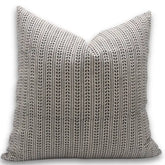 Classic Block Printed Thick Linen Pillow Cover -Ratanbel