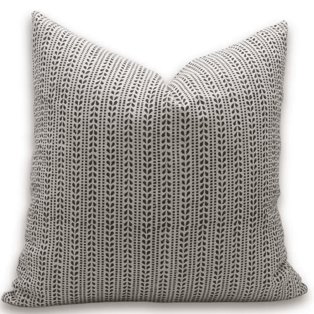 Classic Block Printed Thick Linen Pillow Cover -Ratanbel
