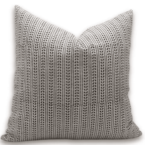 Classic Block Printed Thick Linen Pillow Cover -Ratanbel