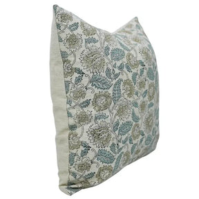 Boho Decor Block  Print Linen Blend Cushion Cover - Mandakini