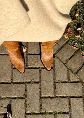 Olsson Texan Boot in Calf Hair (Wide Calf)