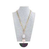 Arc Necklace (Green)