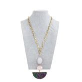 Arc Necklace (Green)