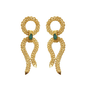 NATTIVA LUCK EMERALD EARRINGS