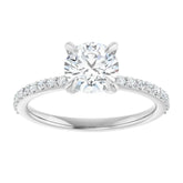 1 1/5 CT Lab-Grown Diamond Engagement Ring in 14K Gold