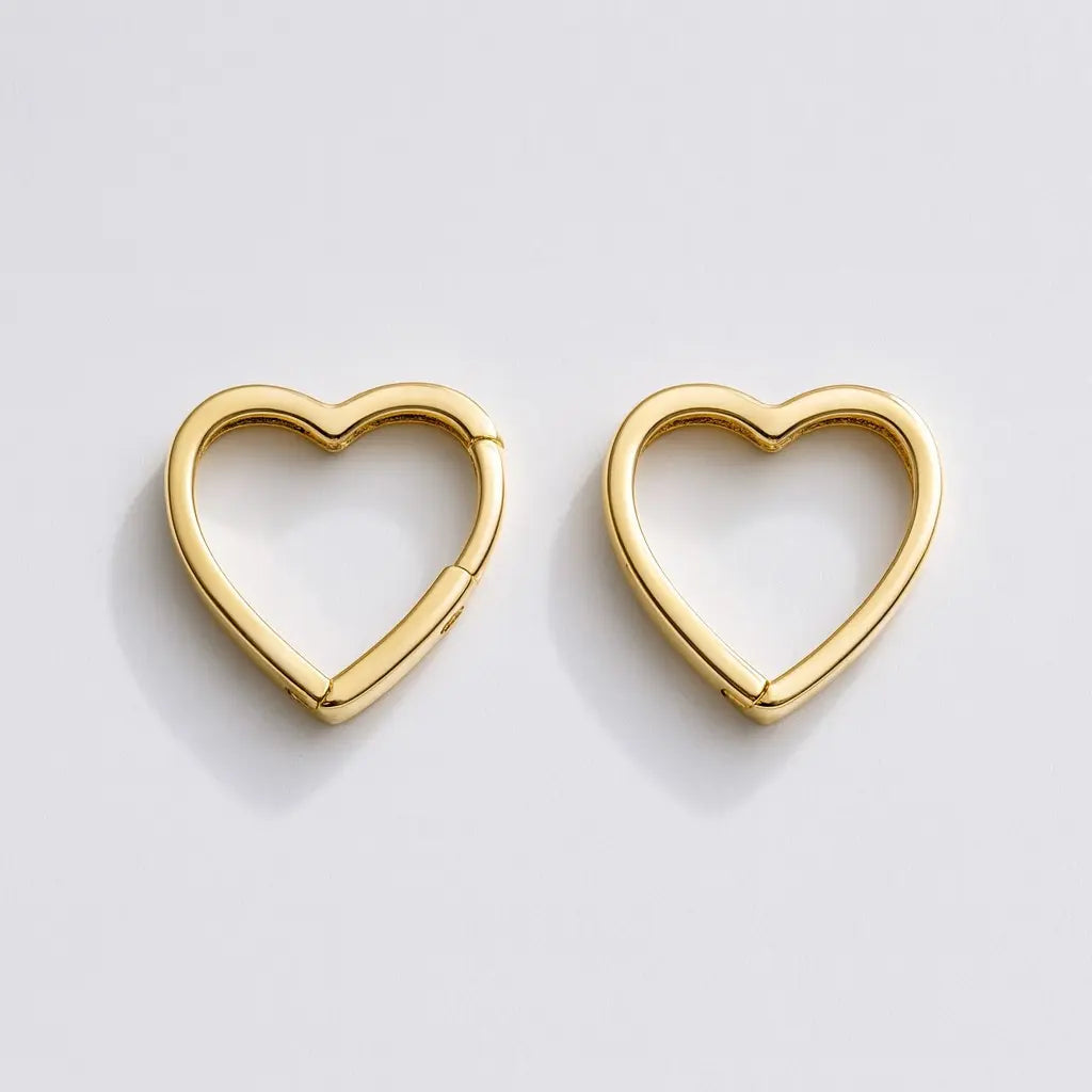 The Bellamy Heartline Hoops