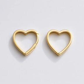 The Bellamy Heartline Hoops