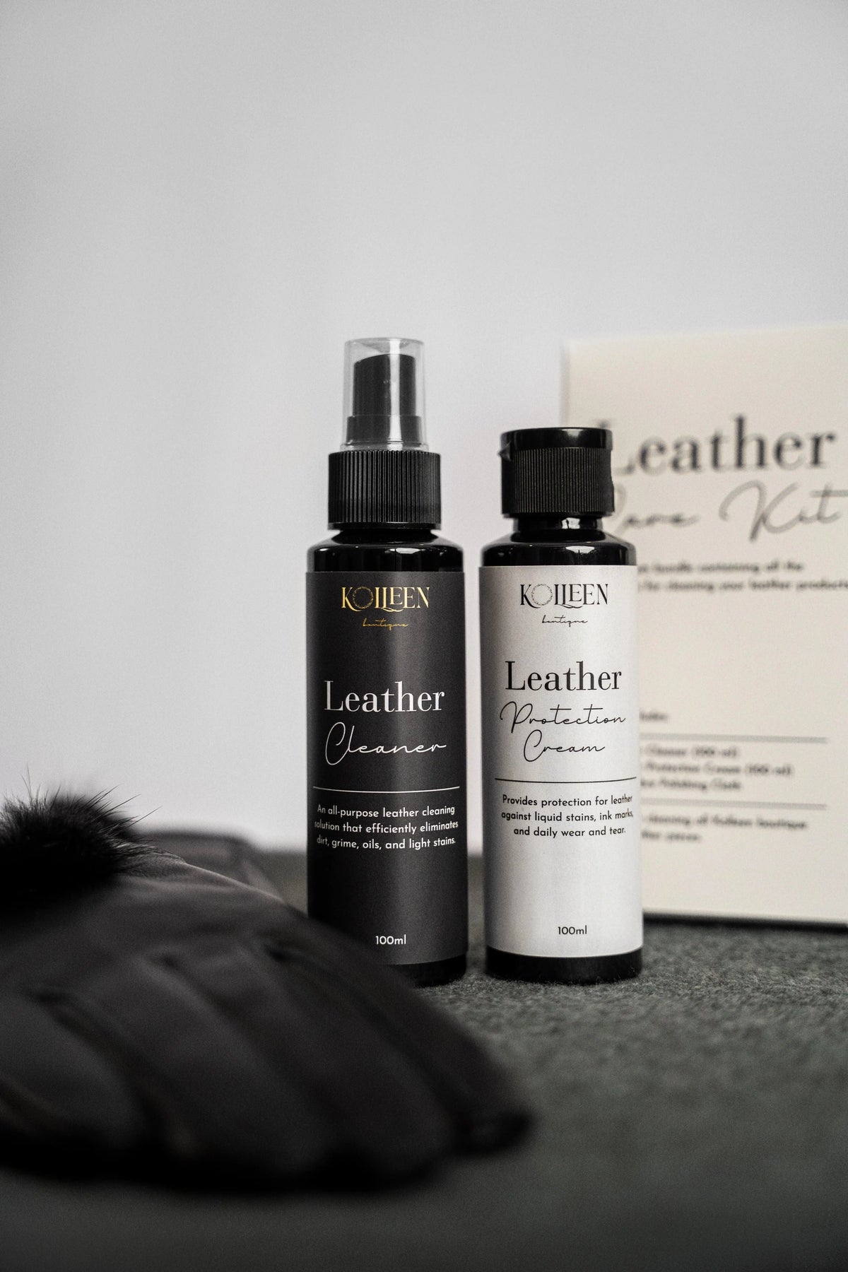 Premium Leather Cleaner & Conditioner Kit – Restore & Protect Jackets, 250ml