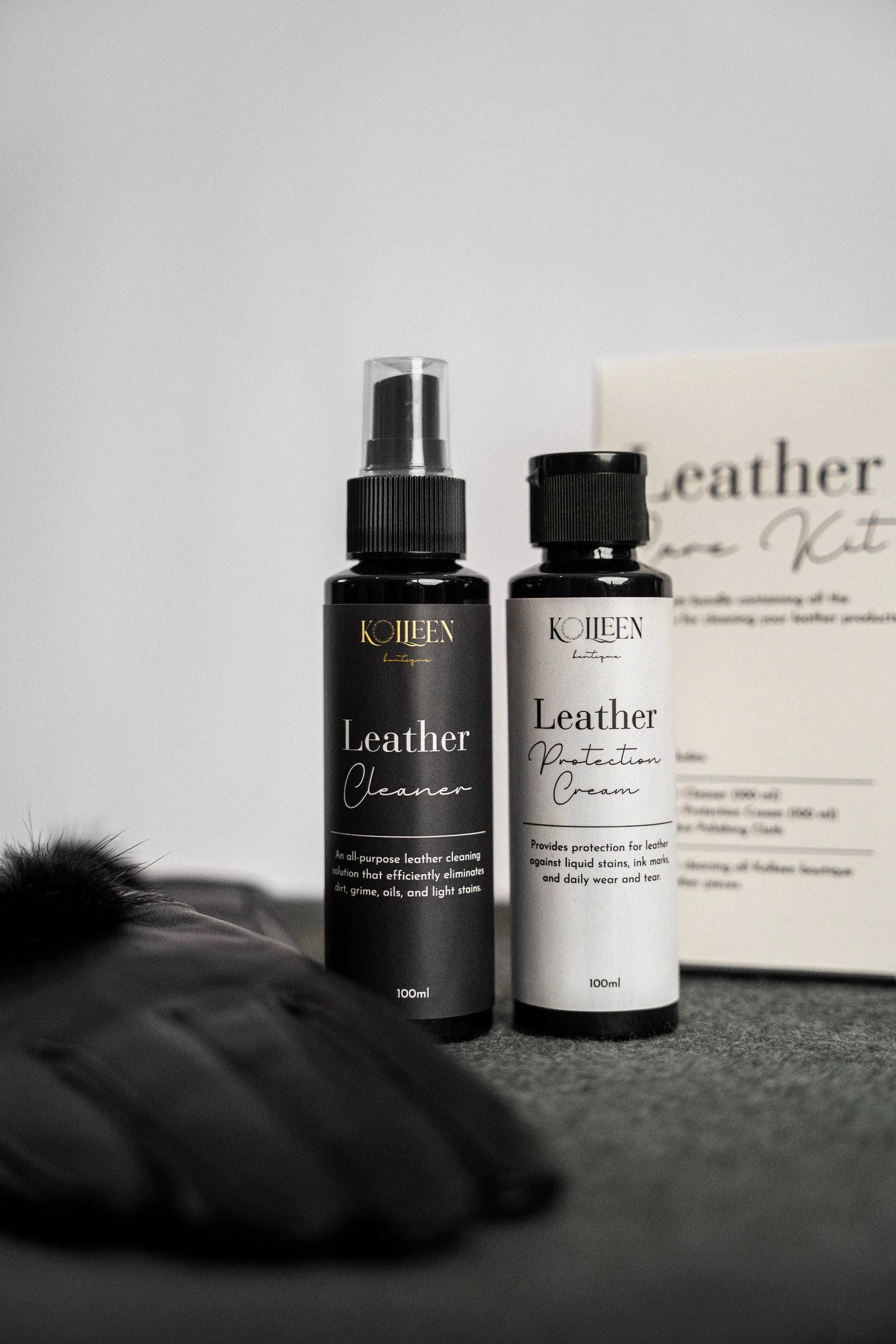 Premium Leather Cleaner & Conditioner Kit – Restore & Protect Jackets, 250ml