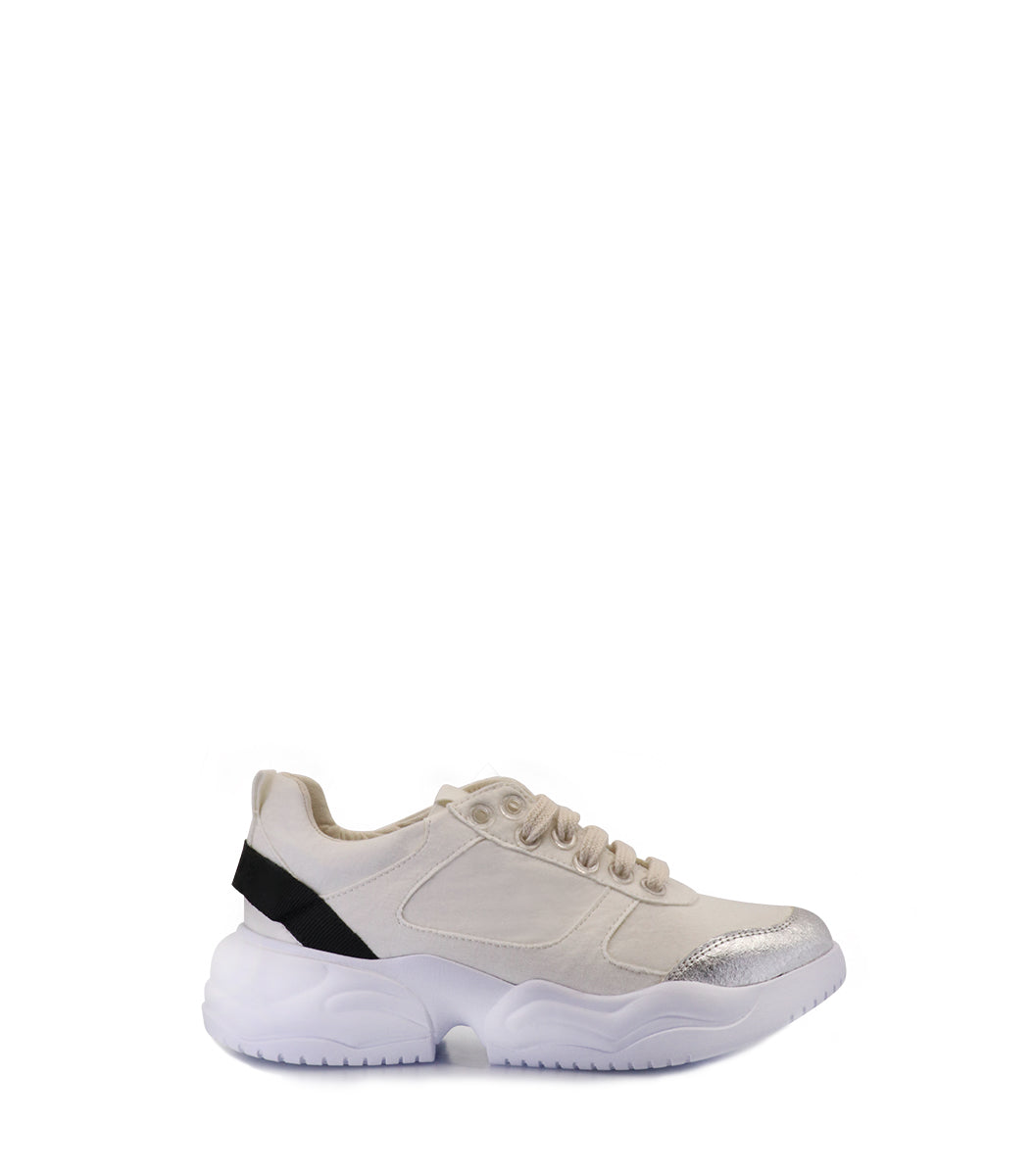 Eco-Friendly Silver Sneakers Air