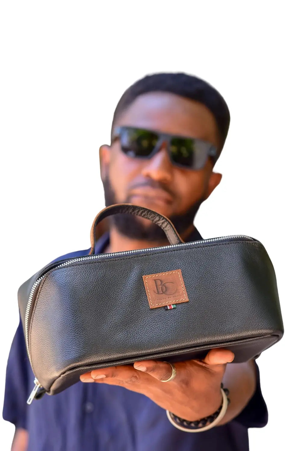 Swara Leather Wash Bag