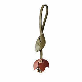 Bond Leather Flower Bag Charm