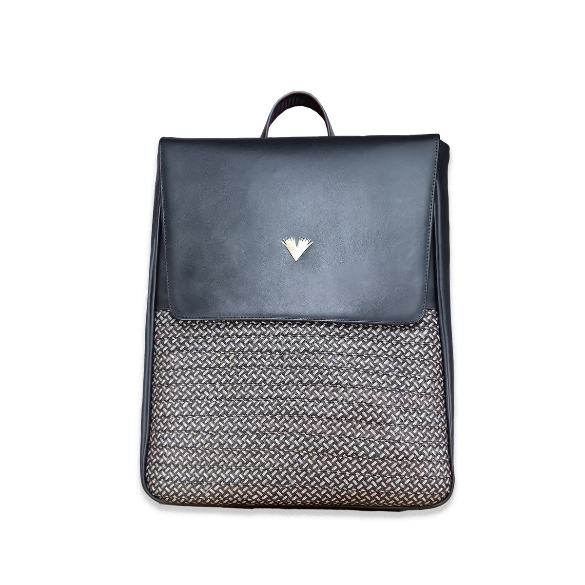 Black Leather Elite Laptop Backpack – Handmade Work Backpack with Pockets, Luxury Leather Bag