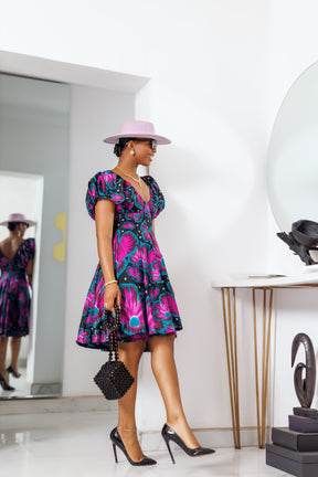Ezidi Unlined Mini Dress