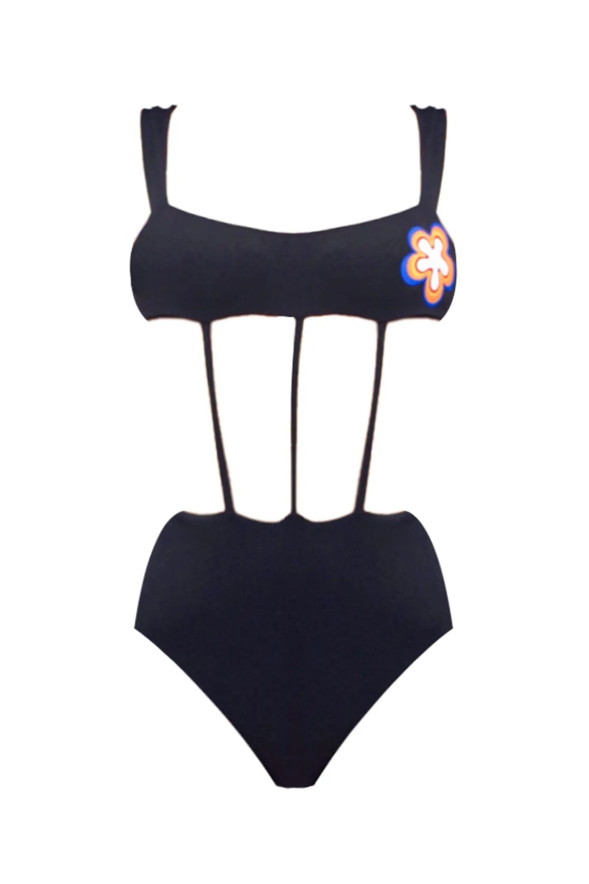 Mary exposed-torso one piece swimsuit