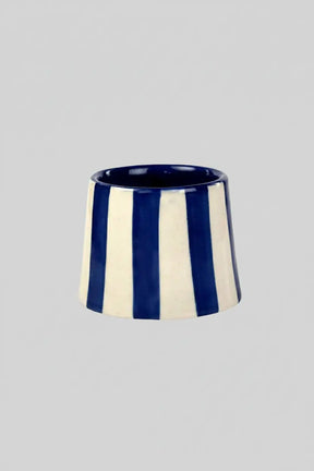 Ceramic Striped Coffee Cup Set - 220ml