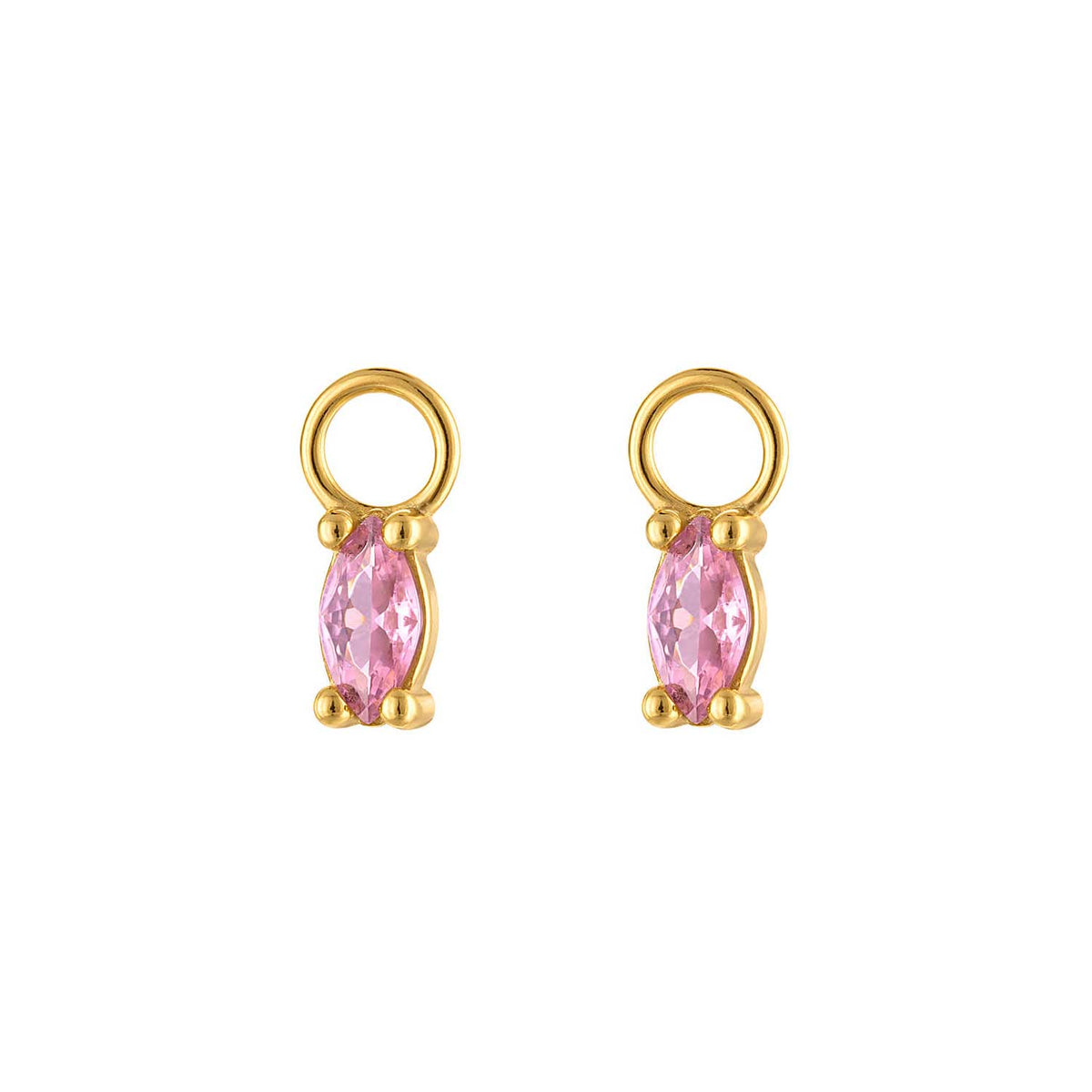 Pavé Gold Earring Charm