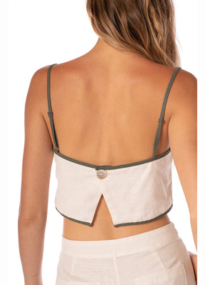 SAGE DUNES ZARIA CROP TOP 9506
