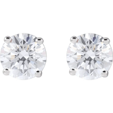 4 CT Lab-Grown Diamond Stud Earrings in 14K Gold