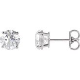 14K Gold 2 CTW Lab-Grown Diamond Stud Earrings