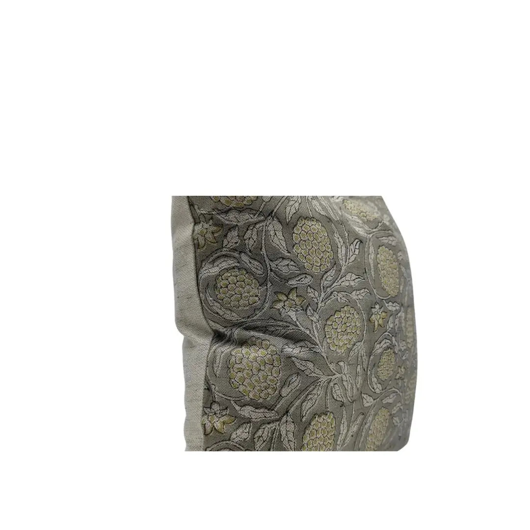 Bohemian Block Print Linen Blend Pillow Cover - Merakhi