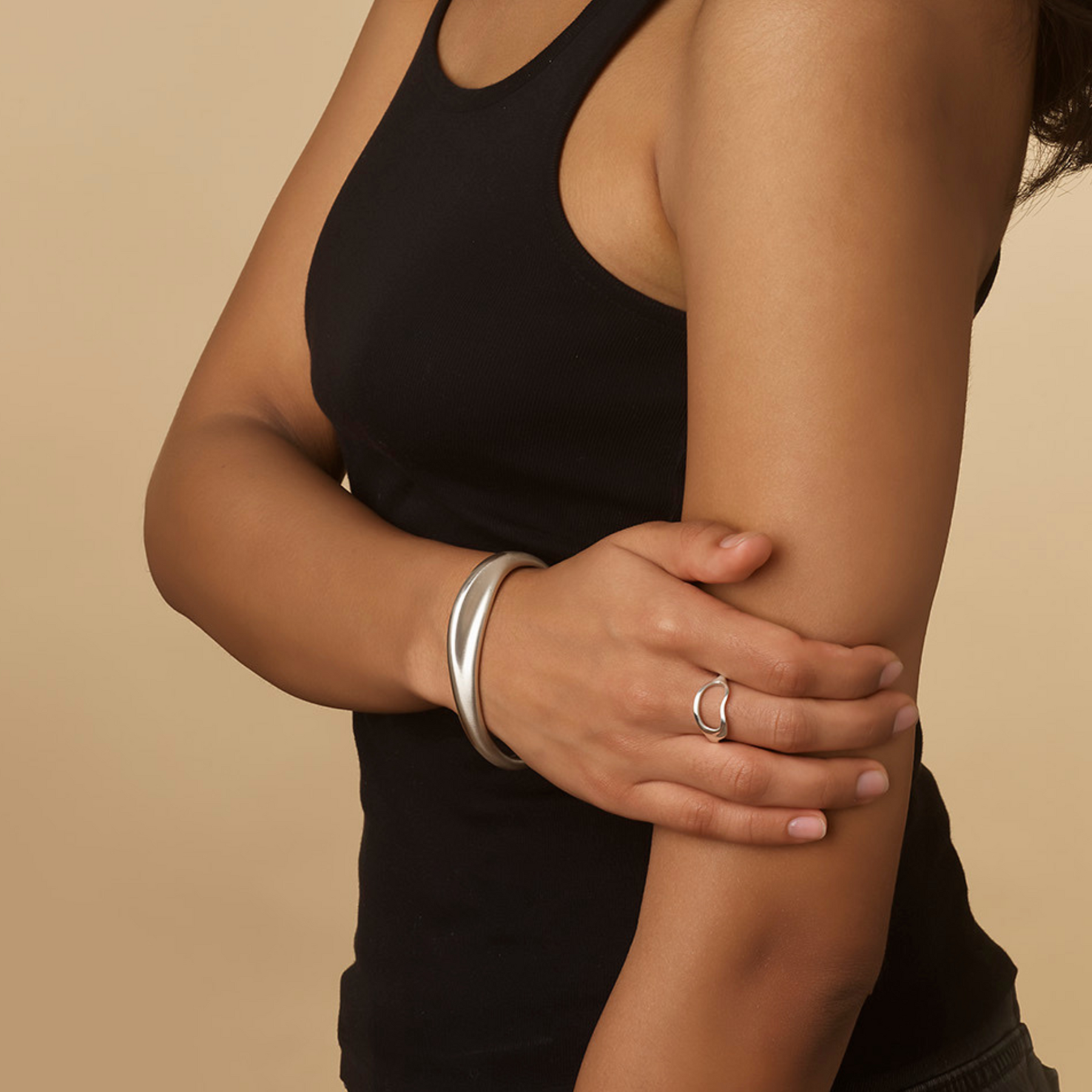 Hiba Cuff Bracelet, 9.5mm