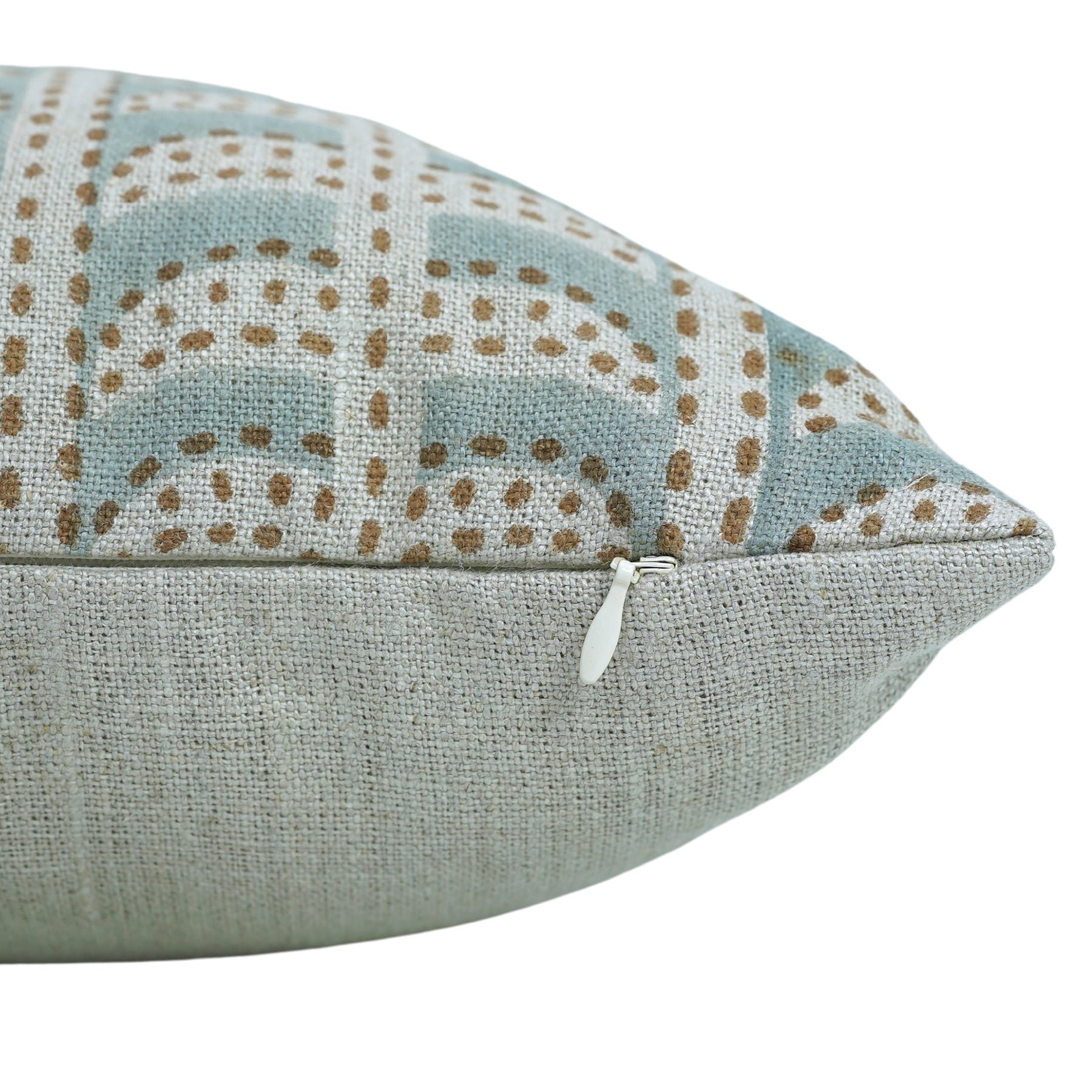 Throw Block Printed Cushion Cover Thick Linen Pillow - Garud