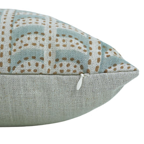 Throw Block Printed Cushion Cover Thick Linen Pillow - Garud
