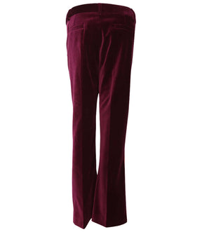 Red Flare Woven Pants