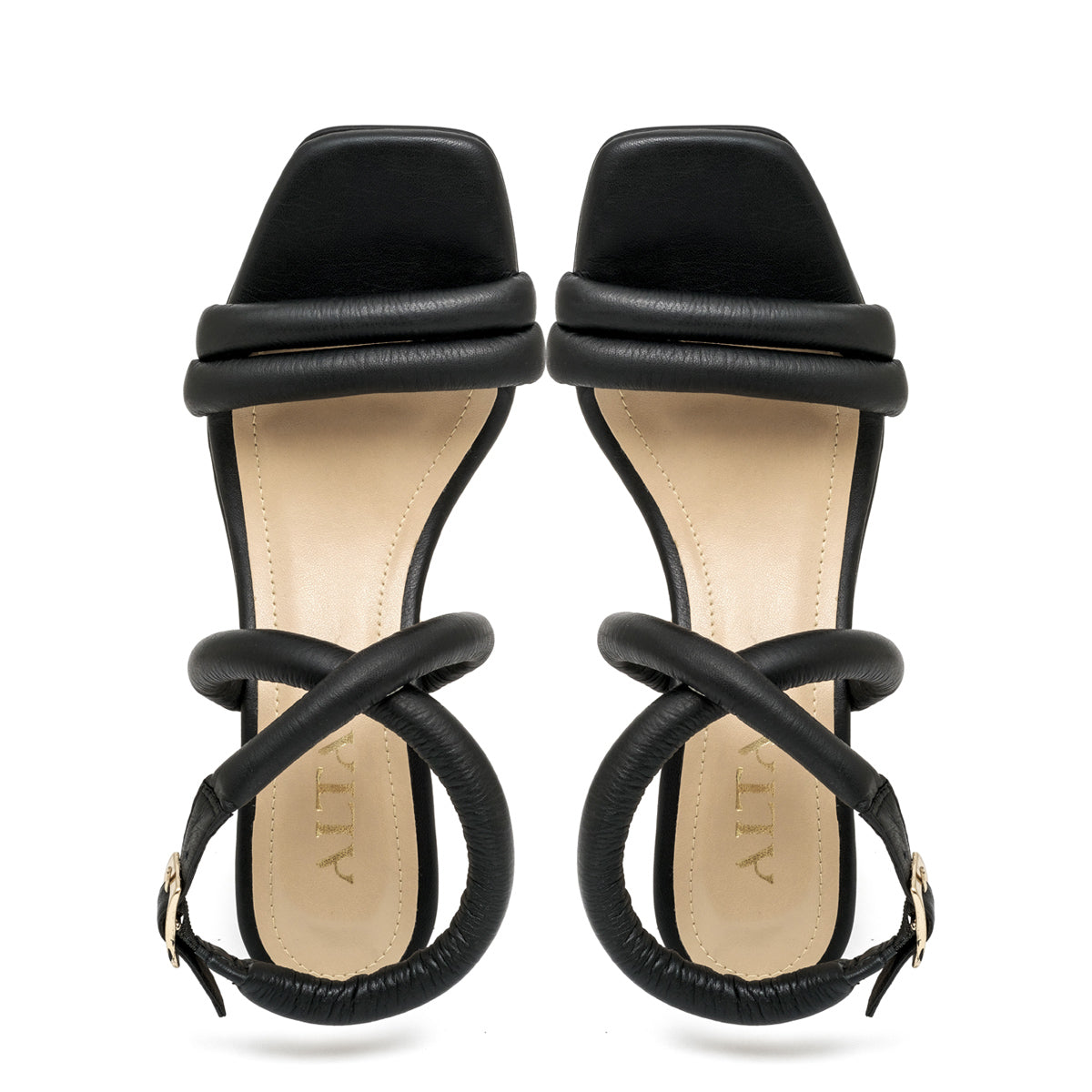 RENATTA BLACK SANDALS