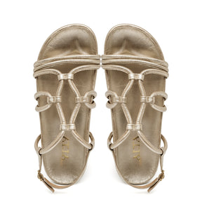FLORA GOLD SANDALS