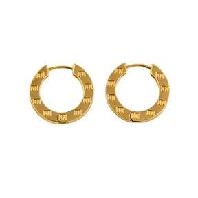 Dd Hoop Earrings