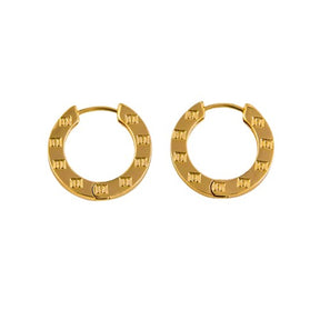 Dd Hoop Earrings