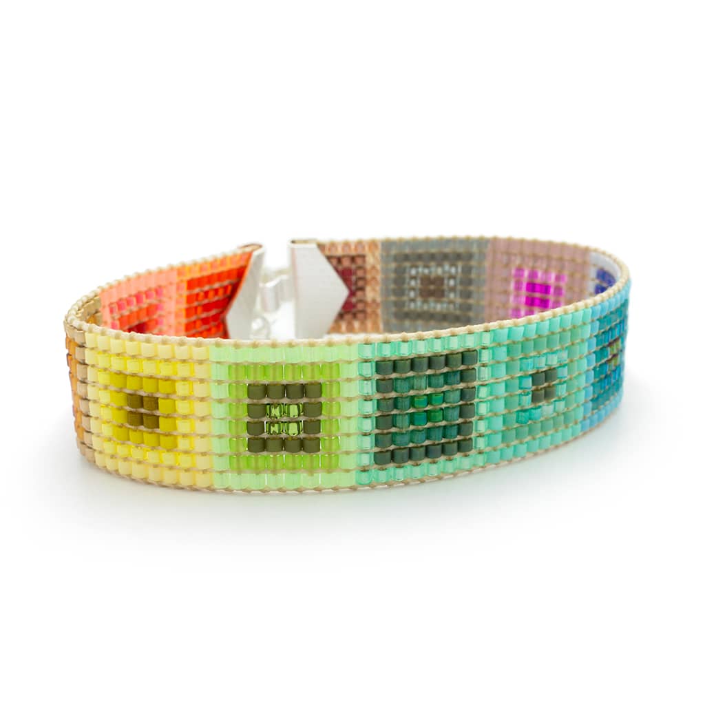 COLOR GEOMÉTRICO Miyuki Beaded Medium Bracelet