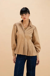Blusa promesa camel