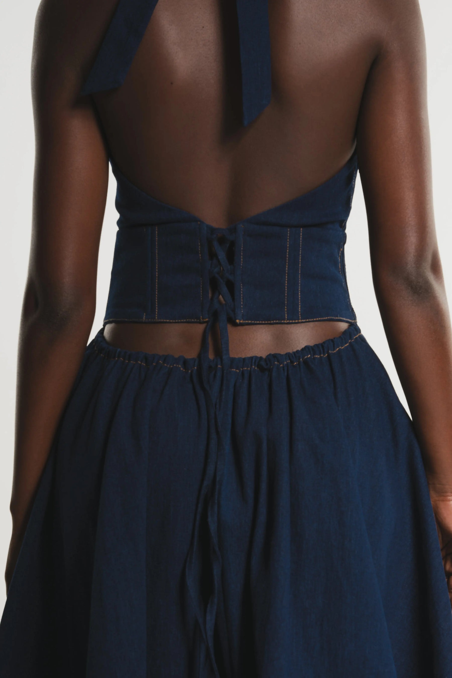 Denim Diane Midi Dress