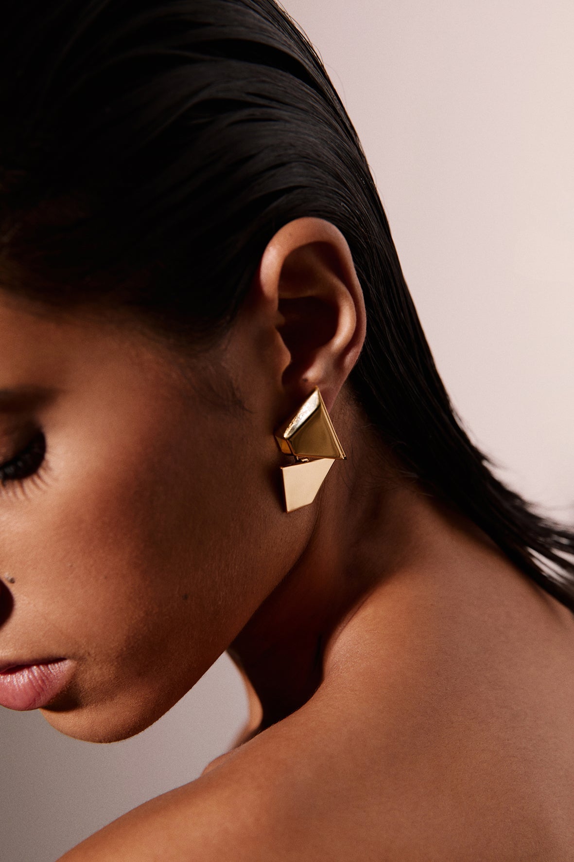 OPTICAL Earrings - Gold