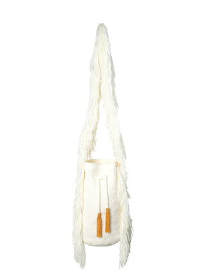 Ancestral Wayuu Kamsa Soul Pearl Gold Mochila