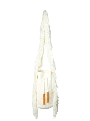 Ancestral Wayuu Kamsa Soul Pearl Gold Mochila