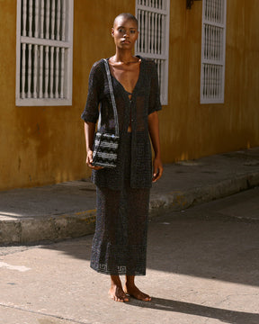 Caribeña Wayuu Black Heritage Crossbody